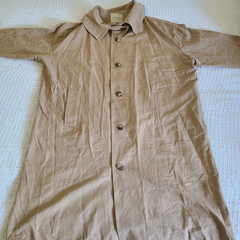 Like New Mikastudio Linen Trenchcoat, size M